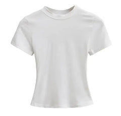 Solid Color Basic Style T-shirt