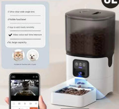 6L Smart Automatic Pet Feeder with Remote WiFi Control